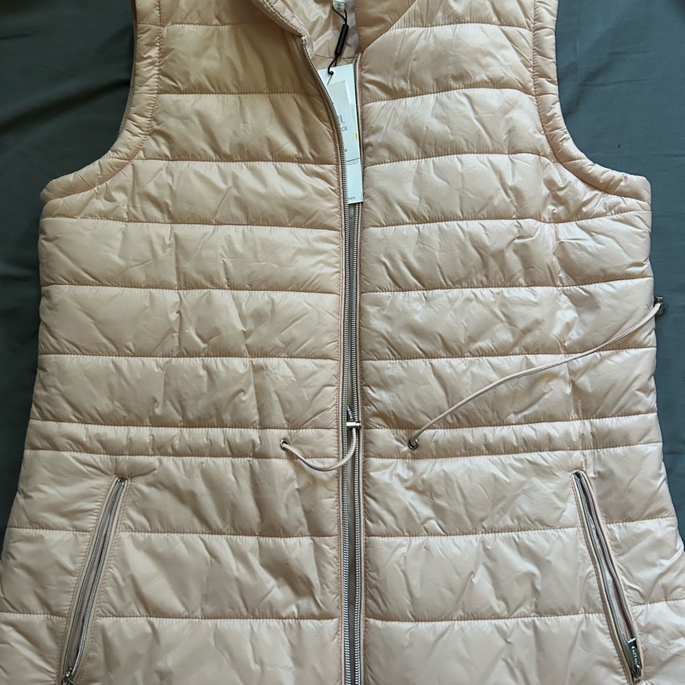 Calvin Klein Light Tan Quilted Vest